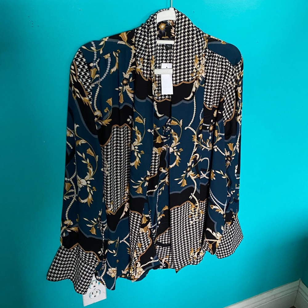 Ann Taylor print top